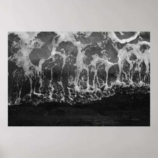 WASSERKÖRPER MIT BUBBELLEN POSTER (Vorne)