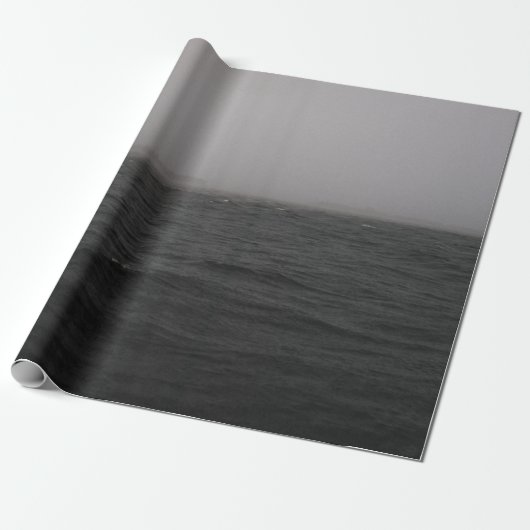 WASSERKÖRPER MIT SCHWEREM REGEN GESCHENKPAPIER (Ungerollt)