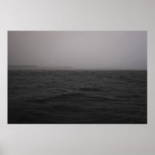 WASSERKÖRPER MIT SCHWEREM REGEN POSTER