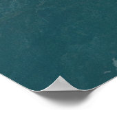 WASSERKÖRPER MIT ÜBERBLICK ÜBER BERGE WÄHREND DES  POSTER (Ecke)