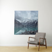 WASSERKÖRPER MIT ÜBERBLICK ÜBER BERGE WÄHREND DES WANDTEPPICH (Beispiel)