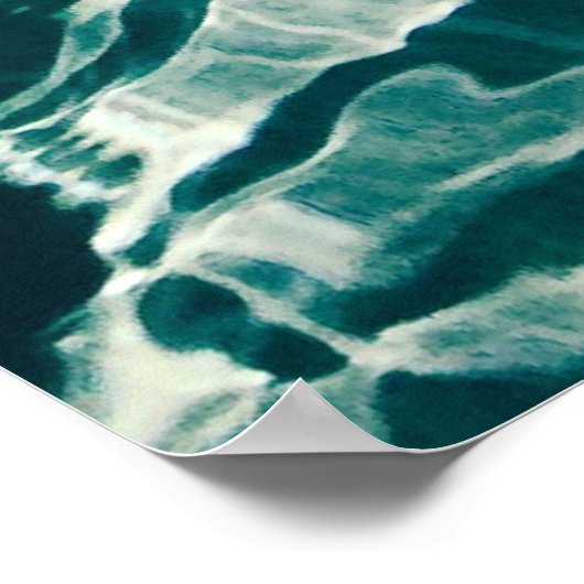 Wasserkörper Poster (Ecke)