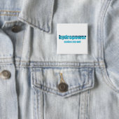 Wasserkraft Nass! Button (Beispiel)