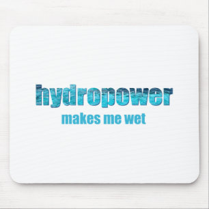 Wasserkraft naß! Mousepad