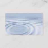 Wasserkräuselungen Visitenkarte (Rückseite)