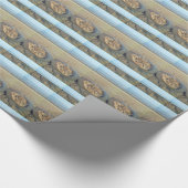 Wasserkreislauf in Sand on Beach, Sommerzeit Geschenkpapier (Ecke)