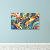 Wasserkreislauf Leinwanddruck (Insitu (Holzboden))