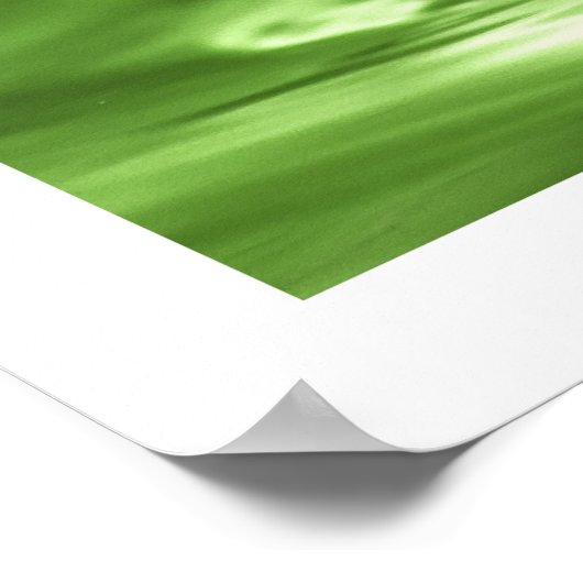 Wasserkrone Poster (Ecke)