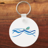 Wasserkunst: Vater Fisch, Kind Fisch Schlüsselanhänger (Vorderseite)