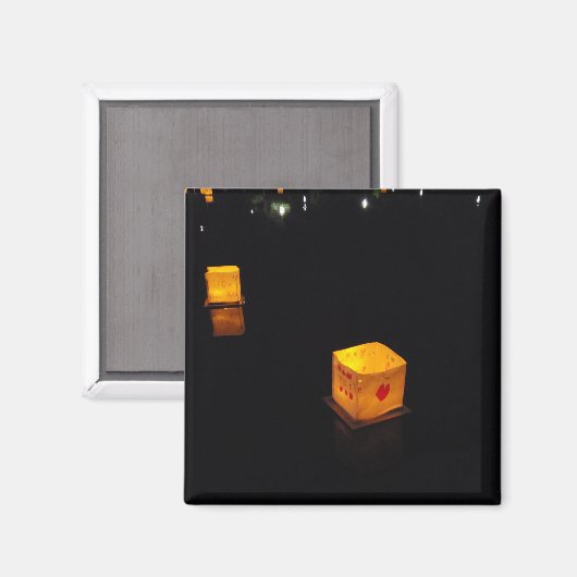 Wasserlampe Magnet (Vorderseite/Rückseite)