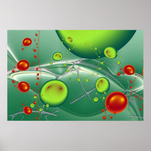 Wasserlandschaft Poster