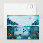 Wasserlandschaft Postkarte (Vorne/Hinten)
