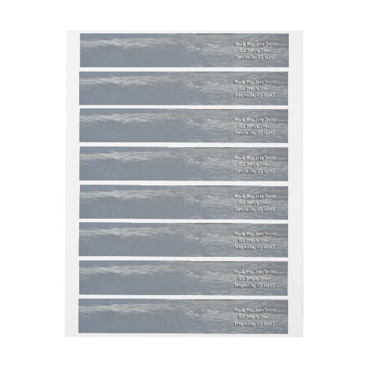 Wasserlappen auf Abstrakter Fotografie am Strand (Bogen)