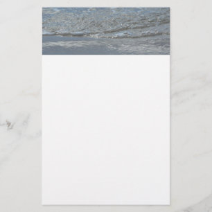 Wasserlappen auf Abstrakter Fotografie am Strand Briefpapier