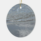 Wasserlappen auf Abstrakter Fotografie am Strand Keramikornament (Links)