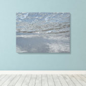 Wasserlappen auf Abstrakter Fotografie am Strand Leinwanddruck (Insitu (Holzboden))