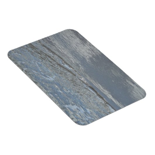 Wasserlappen auf Abstrakter Fotografie am Strand Magnet (Rechte Seite)