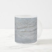 Wasserlappen auf Abstrakter Fotografie am Strand Mattglastasse (VorderseiteRechts)