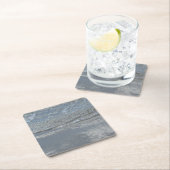 Wasserlappen auf Abstrakter Fotografie am Strand Rechteckiger Pappuntersetzer (Vor Ort)