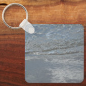 Wasserlappen auf Abstrakter Fotografie am Strand Schlüsselanhänger (Vorderseite)