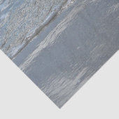 Wasserlappen auf Abstrakter Fotografie am Strand Seidenpapier (Ausschnitt)