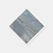 Wasserlappen auf Abstrakter Fotografie am Strand Serviette (Ecke)