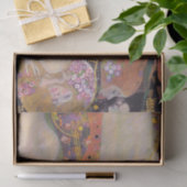 Wasserläufe II von Gustav Klimt Seidenpapier (Geschenk)