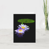 Wasserläufe in bleifreiem Lavendel: Grußkarten Karte (Vorderseite)