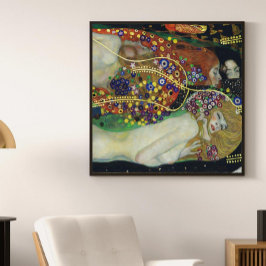 Wasserläufe von Gustav Klimt Detail Poster
