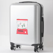 Wasserläufer Aufkleber (Koffer)