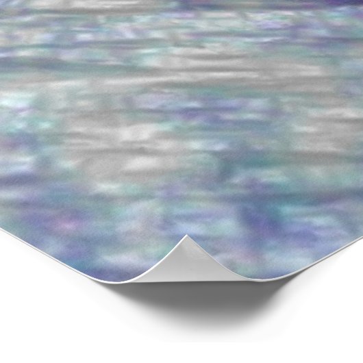 Wasserläufer, digital abstrakt poster (Ecke)