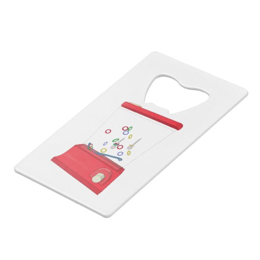 Wasserläufer Geldbeutel Flaschenöffner (Vorderseite Schrägansicht)