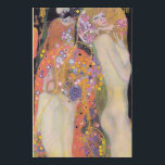 Wasserläufer, Gustav Klimt Imitate Leinwand<br><div class="desc">Wasserläufer,  Gustav Klimt</div>