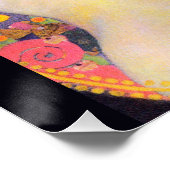 Wasserläufer, Gustav Klimt Poster (Ecke)