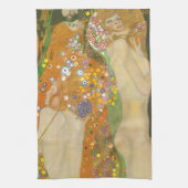 Wasserläufer II von Gustav Klimt, Jugendstil Geschirrtuch (Vertikal)