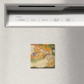 Wasserläufer II von Gustav Klimt, Jugendstil Magnet (In Situ (Geschirrspüler))