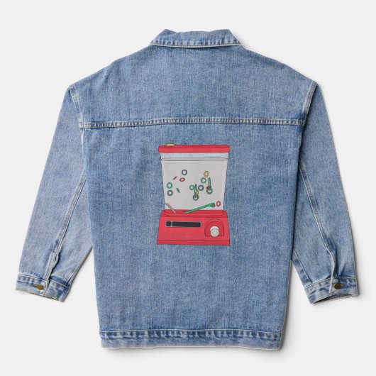 Wasserläufer Jeansjacke (Rückseite)