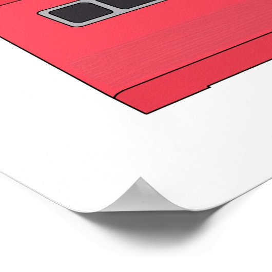 Wasserläufer Poster (Ecke)