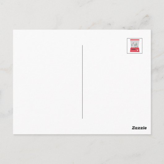 Wasserläufer Postkarte (Rückseite)