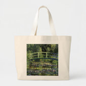 Wasserläufer und Japanische Brücke Jumbo Stoffbeutel (Vorne)