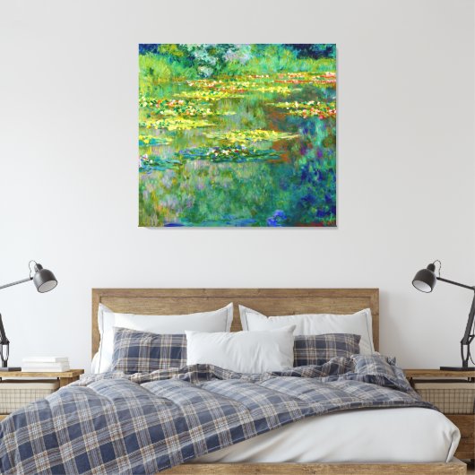 Wasserläufer von Claude Monet Leinwanddruck (Insitu (Schlafzimmer))
