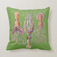 Wasserleben Haeckel Kraken-Kissen