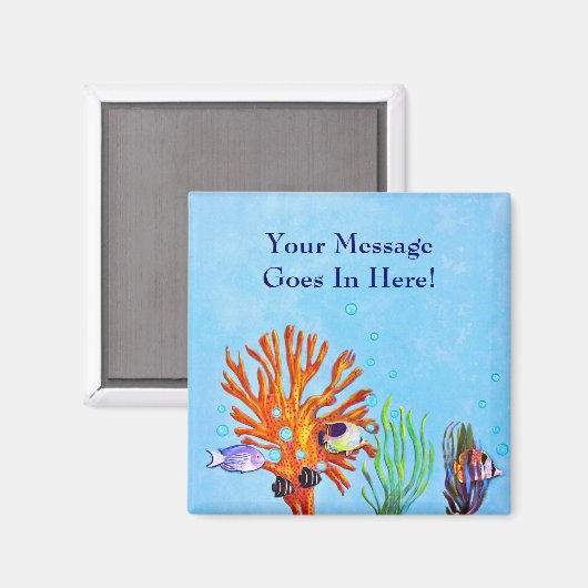 Wasserleben Magnet (Vorderseite/Rückseite)