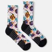 Wasserlebewesen-Muster | Ozean Unterwasserleben 44 Socken (Rechts)