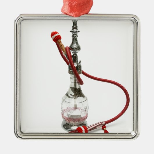 Wasserleitung Hookah Ornament Aus Metall (Vorne)