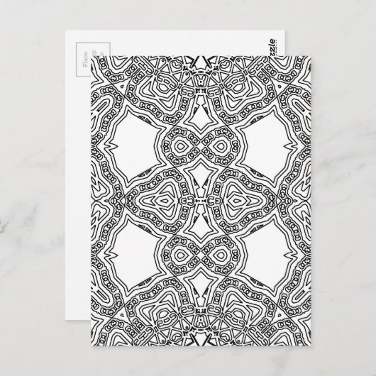 Wasserleitungsnetze Postkarte (Vorne/Hinten)