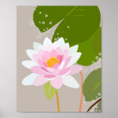Wasserlilie 01 poster (Vorne)