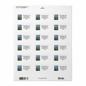 Wasserlilie 2 adressaufkleber (Vorne)