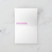 Wasserlilie-Anmerkungs-Karte Karte (Innenseite)