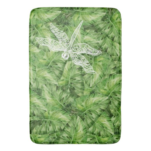 Wasserlilie Badematte (Vorderseite Vertikal)